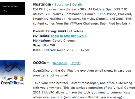 moka5 LivePC Library