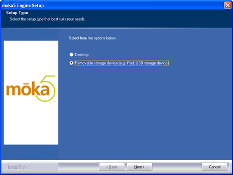 Select type of installation